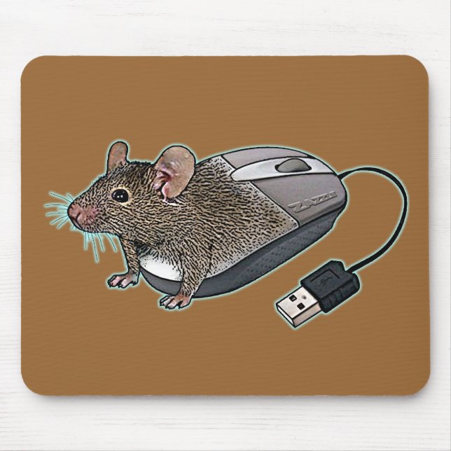 Mousepad Rato de Zazzle (Frente)