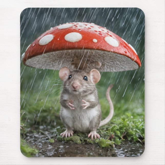 Mousepad Rato debaixo de um banheiro (Frente)