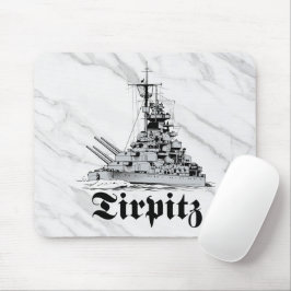 Mousepad Rato do Couraçado Tirpitz