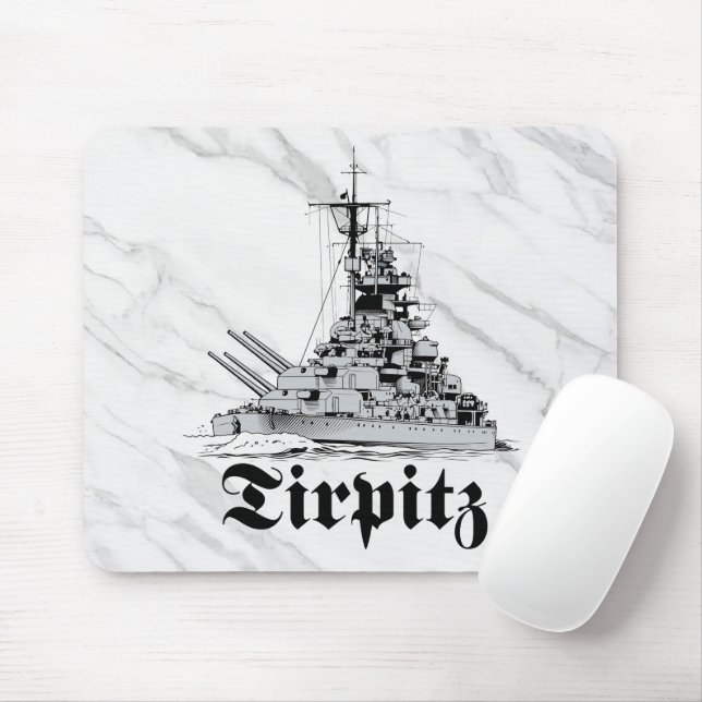 Mousepad Rato do Couraçado Tirpitz (Com mouse)