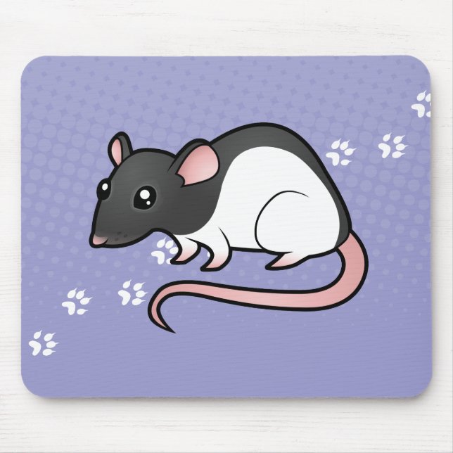 Mousepad Rato dos desenhos animados (Frente)