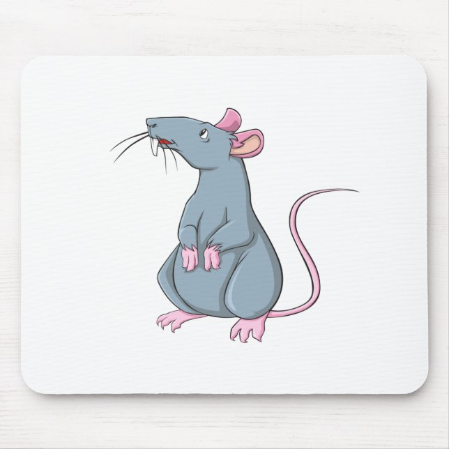 Mousepad Rato dos desenhos animados (Frente)
