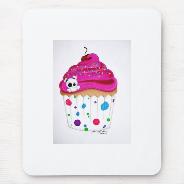 Mousepad Rato e um cupcake (Frente)