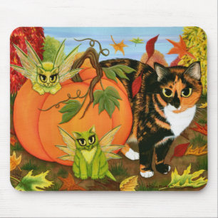 Mousepad Rato feericamente da arte do outono da queda das