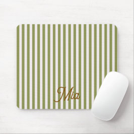 Mousepad Rato Personalizado com Listras e Nome Personalizad
