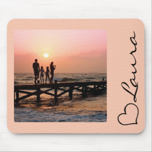 Mousepad Rato Personalizado com Nome e Foto em Script Mouse