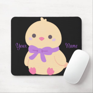Mousepad Rato Personalizado Cute Kawaii Galinha Sentada Laç