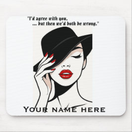 Mousepad Rato personalizado de humor