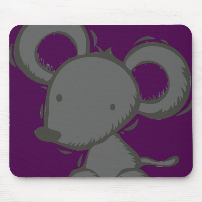 Mousepad Rato roxo Mousemat (Frente)