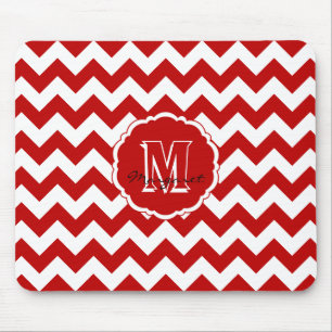 Mousepad Rato SC Chevron Pad-Red e White