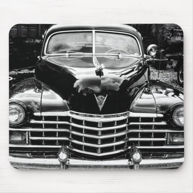 Mousepad Rato vintage clássico do gato (Frente)