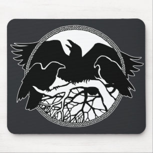 Mousepad Raven Art Mouspads Legal presentes para computador