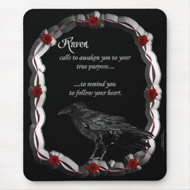 Mousepad Raven Calling (Frente)