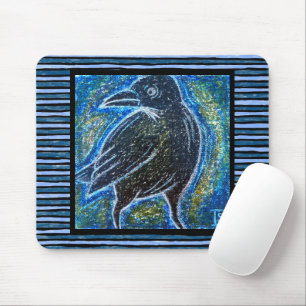 Mousepad Raven no Pastel de Petróleo