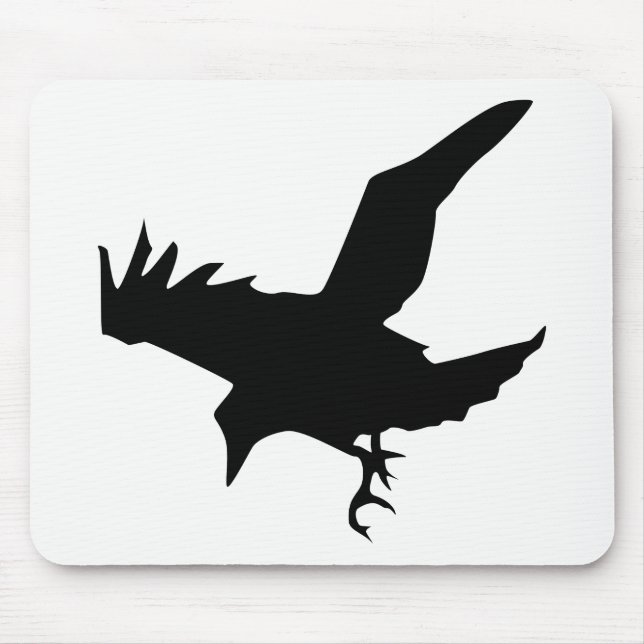 Mousepad Raven Silhouette (Frente)