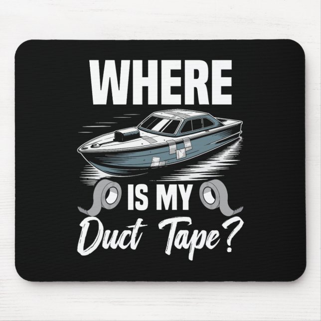 Mousepad Rc Boats Remote Control Boat Cruise Duct Tape Rc C (Frente)