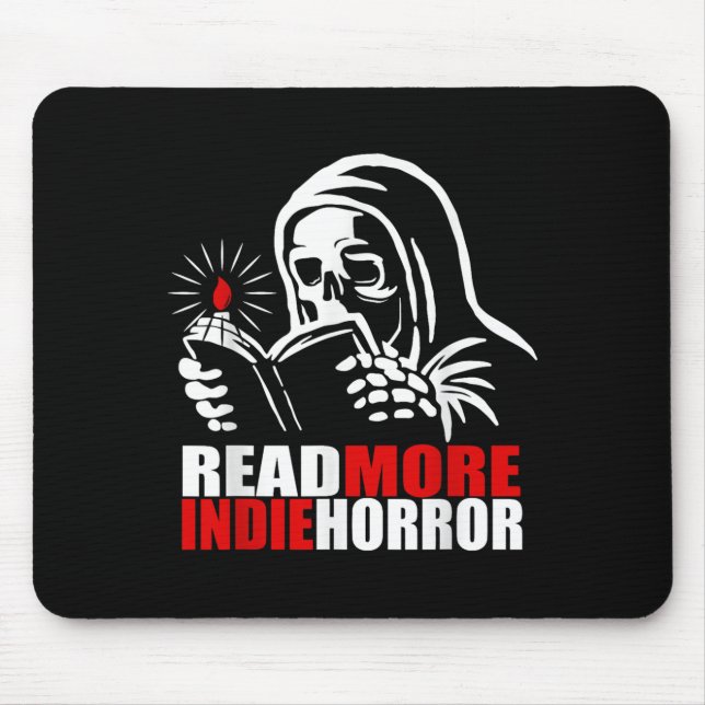 Mousepad Read More Indie Horror Apparel  (Frente)