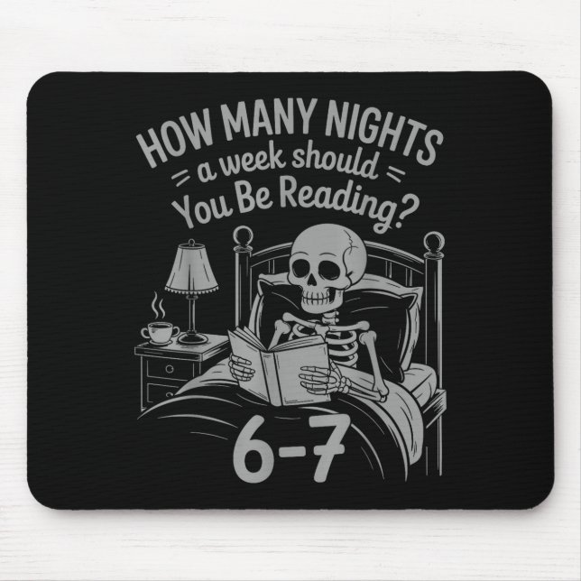 Mousepad Reading 67 Meme Englieacher Funny 67 Book Lover Hu (Frente)