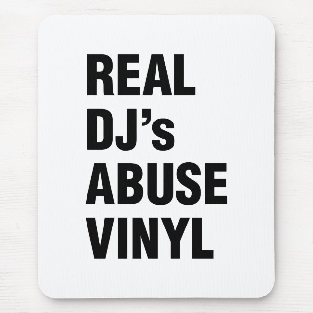 Mousepad REAL DJ's ABUSE VINYL (Frente)