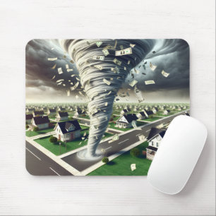 Mousepad Real Estate Money Tornado