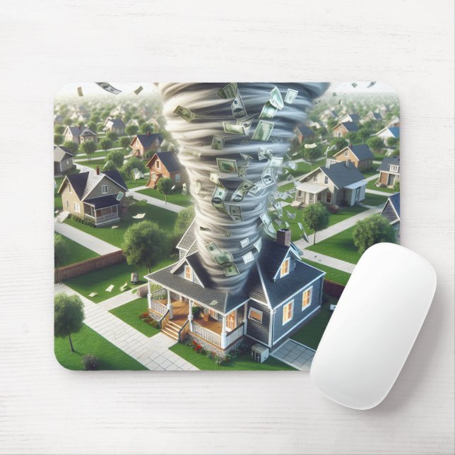 Mousepad Real Estate Money Tornado (Com mouse)