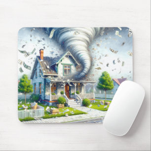 Mousepad Real Estate Money Tornado