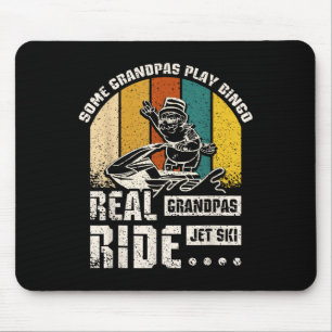 Mousepad Real Grandpas Ride Jet Ski