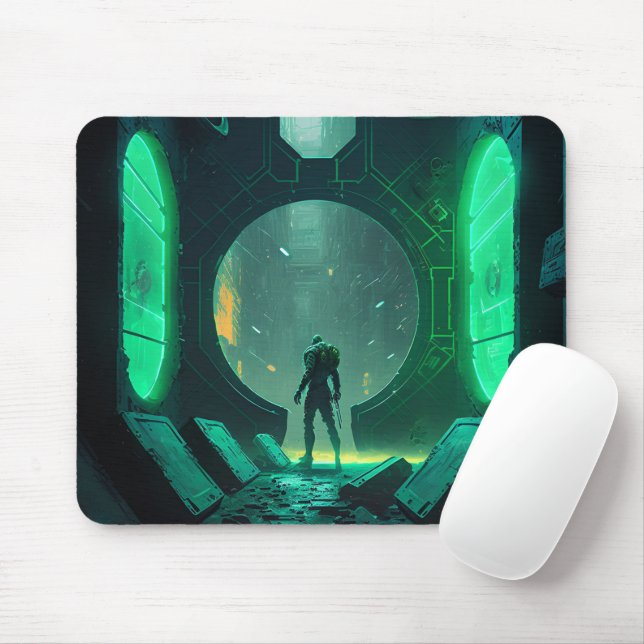 Mousepad Realidade Virtual Cyberpunk (Com mouse)