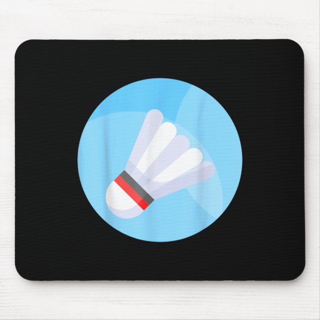 Mousepad Realmente Gosto de Peteca de Badminton 0  (Frente)
