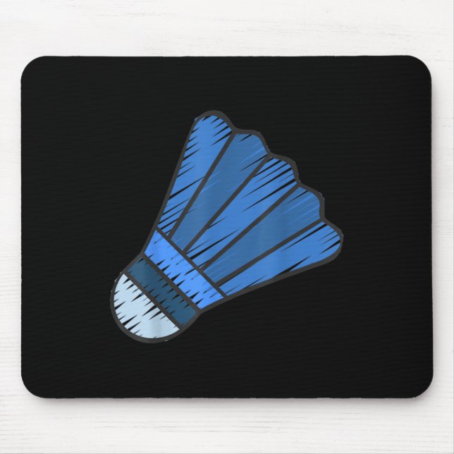 Mousepad Realmente gosto de peteca de badminton 1  (Frente)