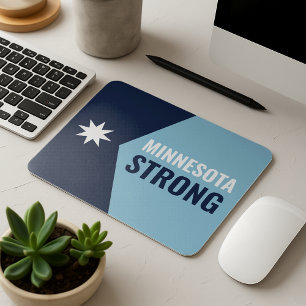 Mousepad Rebelde de Minnesota Nova Bandeira do Estado