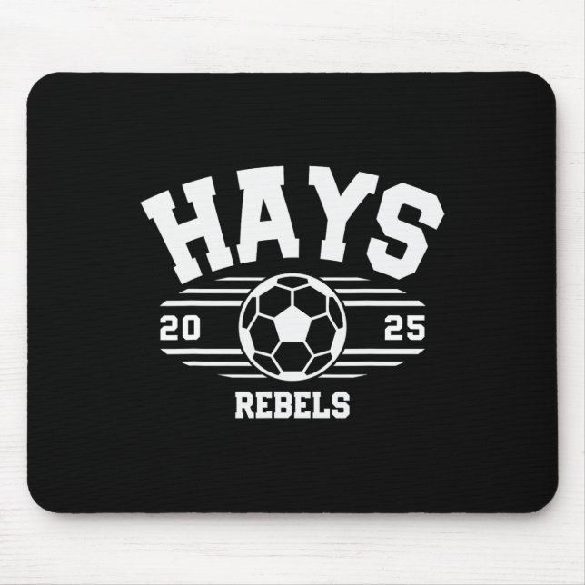 Mousepad Rebeldes de Hays Futebol Byll 2025  (Frente)