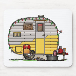 Mousepad Reboque de campista ocidental pequeno