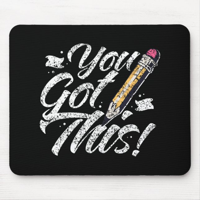 Mousepad Recebeu Este Teste De Pontuação Do Dia Do Professo (Frente)