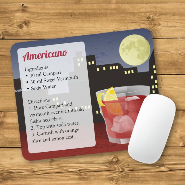 Mousepad Receita Americano (Criador carregado)