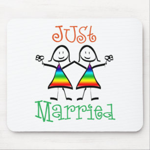Mousepad Recem casados lésbica