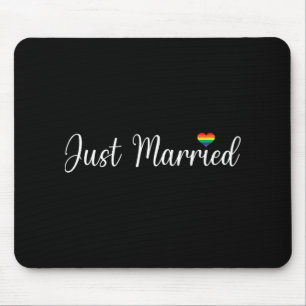 Mousepad Recém-Casados Lgbtq Casamento Gay Noiva Lésbica Ma
