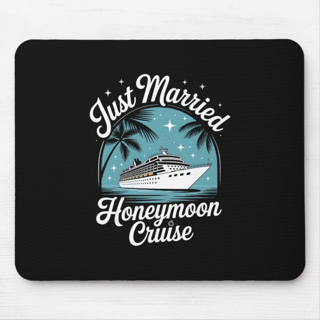 Mousepad Recém-Casados Lua de Mel Correspondente Cruzeiro V (Frente)
