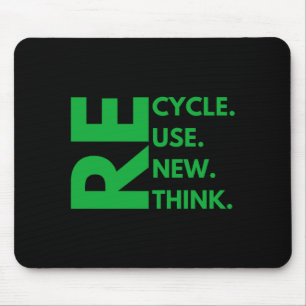Mousepad Recicle Reutilize Renove Repense Dia da Terra Meio