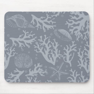 Mousepad Recife de corais do estilo do hipster