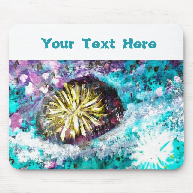 Mousepad Recife de Coral Colorido Personalizado (Frente)