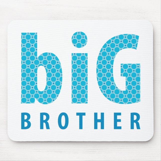 Mousepad RECOLHA DE SIBLINGS - irmão mais velho {blue} (Frente)