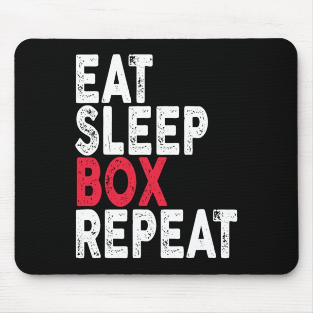 Mousepad Recolher Caixa Reiniciar Tee Boxing (Frente)