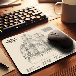 Mousepad Recompensa HMS - Planos de Impressão Esquema de En