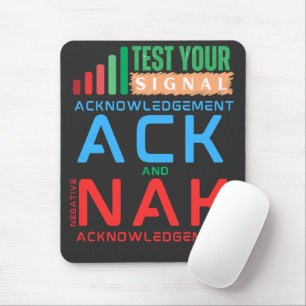 Mousepad Reconhecimento ACK e NAK em Redes de Dados