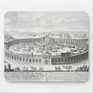 Mousepad Reconstrução de uma batalha naval romana, 'de En