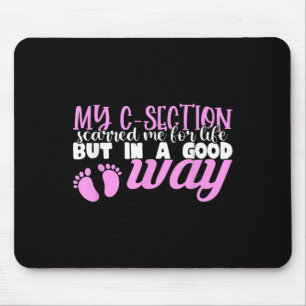 Mousepad Recuperação de Cesariana Nova Mãe de Menina Q