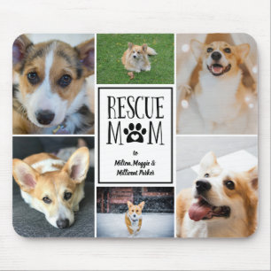 Mousepad Recuperar Colagem de Fotos de Impressão de Pata P