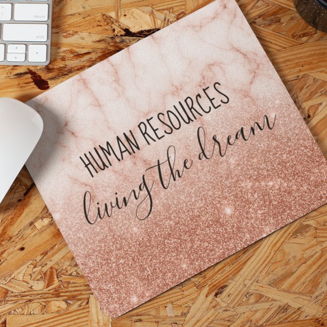 Mousepad Recursos Humanos Vivos do Escritório de Sonhos Tra (Criador carregado)