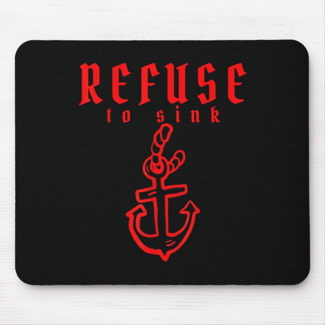 Mousepad Recusar-Se A Entender A Depressão Mental (Frente)